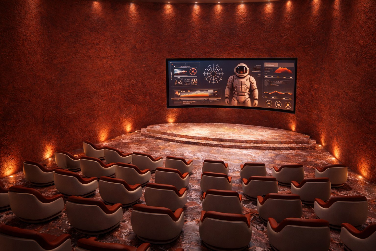 CFAM conference hall interior